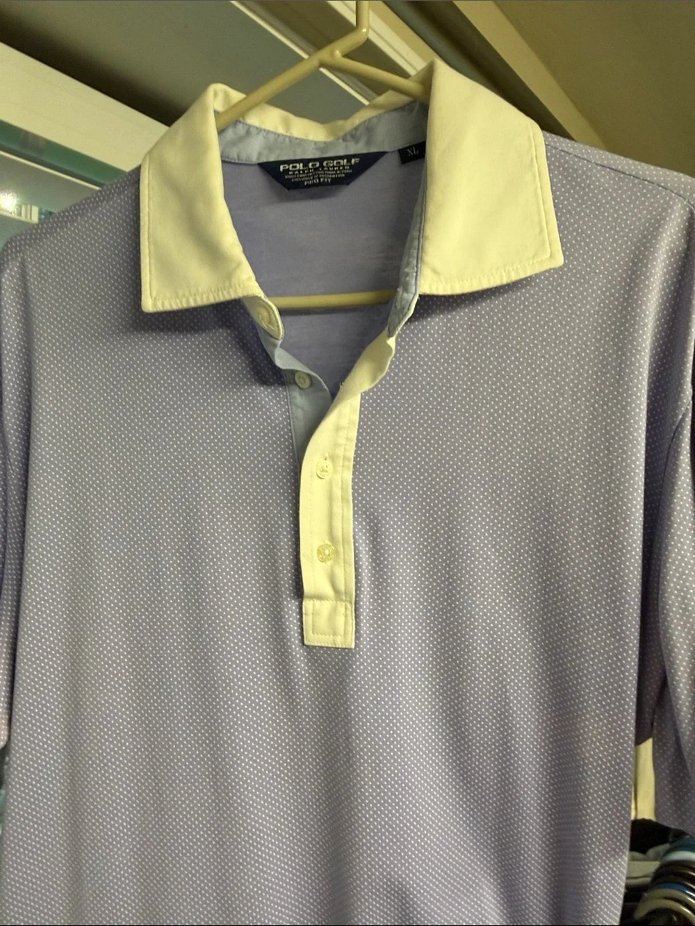Ralph Lauren Lilac Polo with White Collar